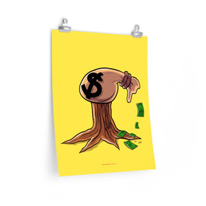 Money Bag Tree Poster